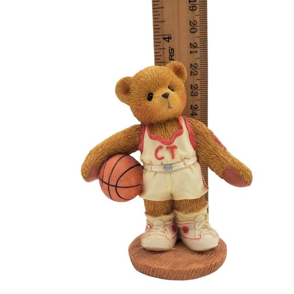 Cherished Teddies 1007 Larry "You're My Shooting‎ Star" 203440 Basket Ball Bear - Picture 4 of 6